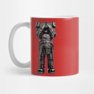 Black Fine Art Toy by Kaws Mug